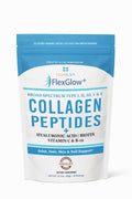 HerbUSA FlexGlow+ Collagen Peptides – 6,900mg Broad Spectrum I, II, III, V & X | Hair, Skin & Joint Support