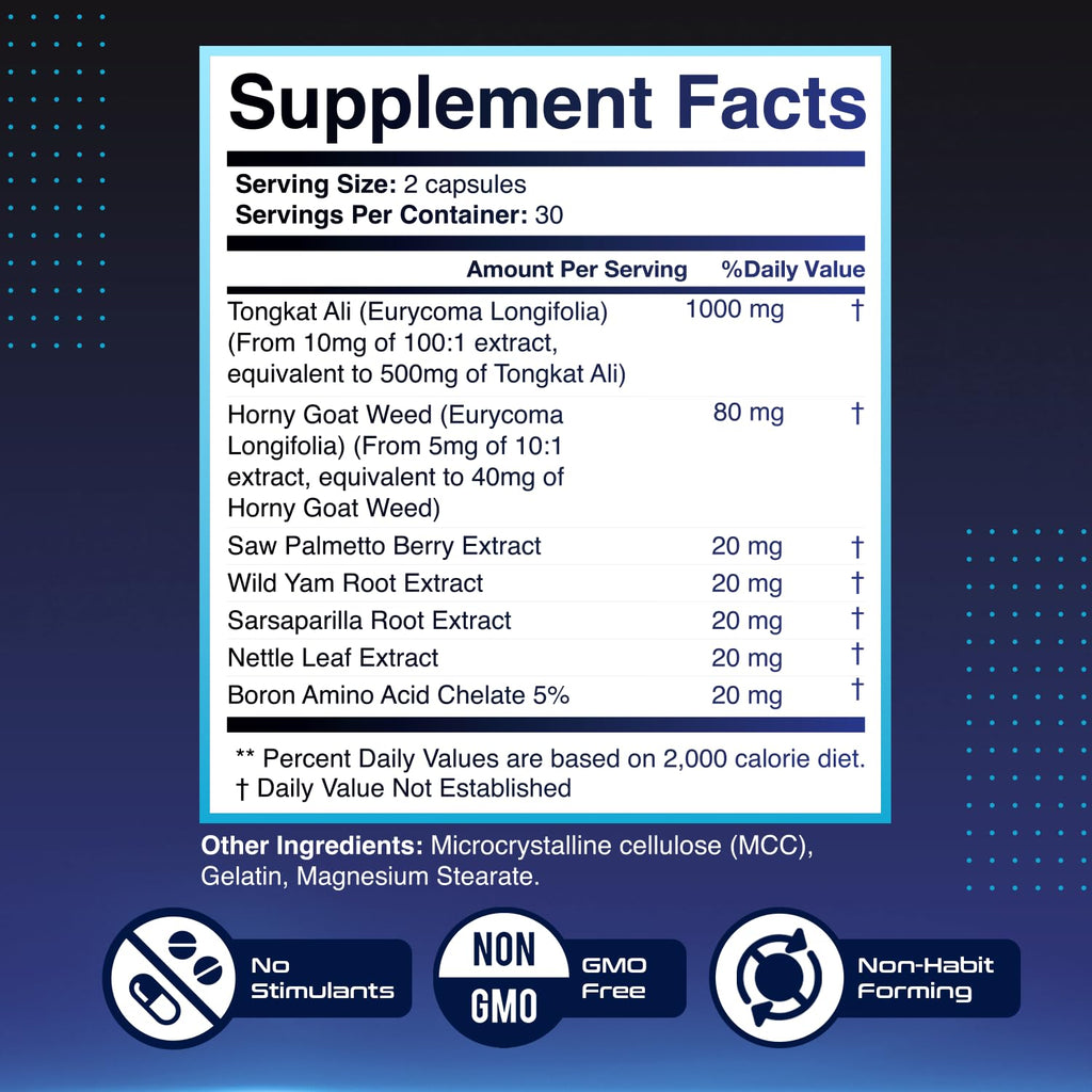 HeroUP by Nature’s NutriWave – Plant-Based Wellness, Non-GMO, Stimulant-Free | USA-Made 60 Capsules