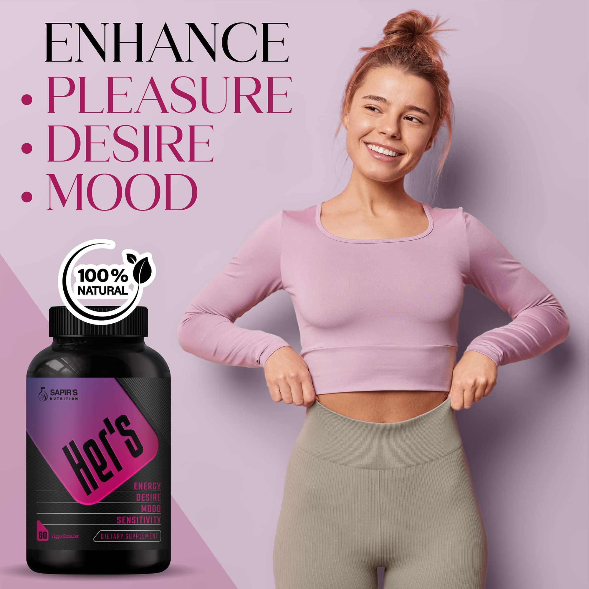 Her's Horny Goat Weed – Female Libido Booster for Women