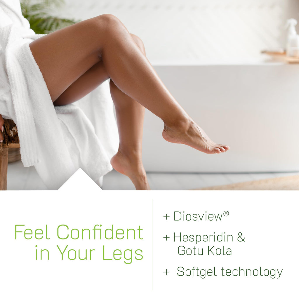 Irwin Naturals Love My Legs - 60 Soft-Gels (Pack of 2) for Leg Vein Health & Circulation