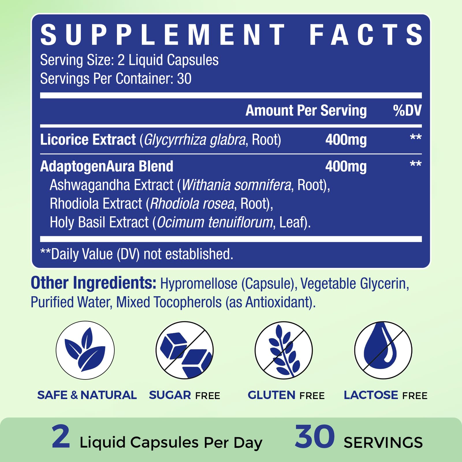 Hesperilyntis Licorice Root Adaptogen Supplement | Cortisol Support, Relaxation & Sleep