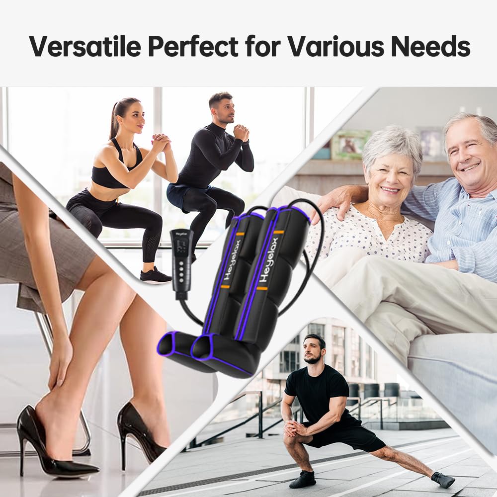 Heyelax Leg Compression Massager – Circulation & Recovery (Large)