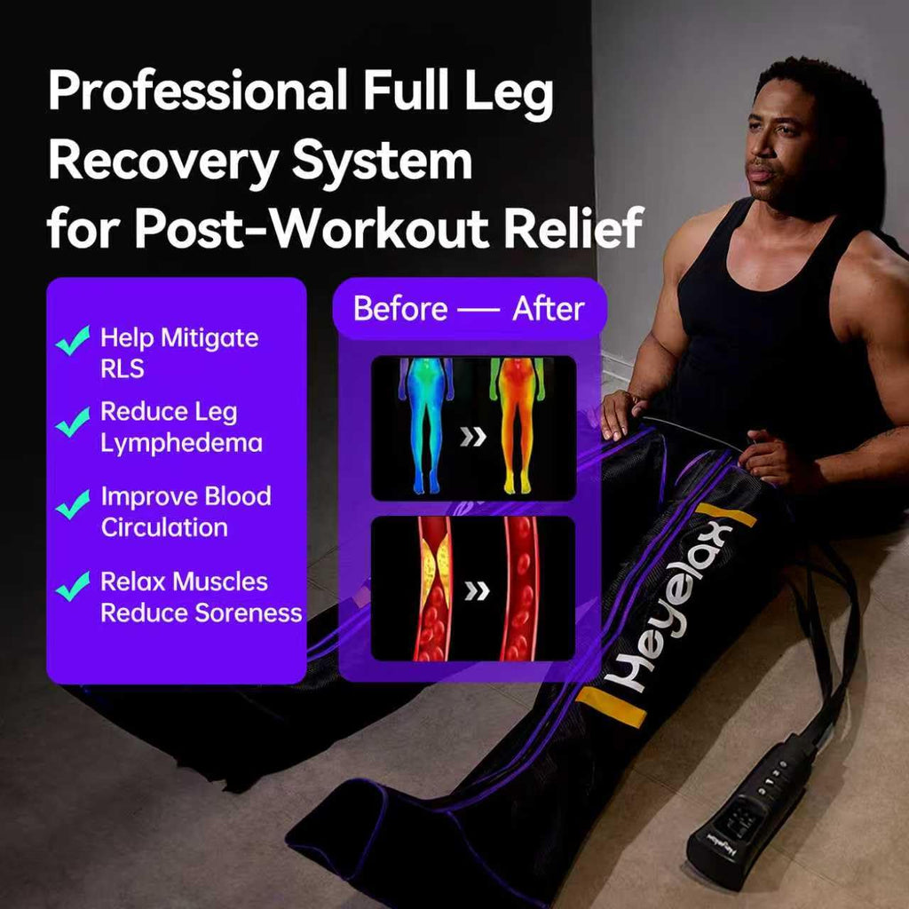 Heyelax Leg Compression Massager – Circulation & Recovery (Large)