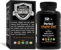 HFL Perfect Vitamin D&K by Dr. Sam Robbins | Vitamin D3 & K2 (MenaQ7® MK-7) | 3 Month Supply | 2X Absorbable | Vegan, Plant-Based, Micro-Encapsulated.