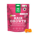 HiPlus Women's Hair Growth Gummies – Pineapple Flavor, 90 Gummies, 45-Day Supply | Biotin, Collagen, Zinc, Vitamin C & Iron