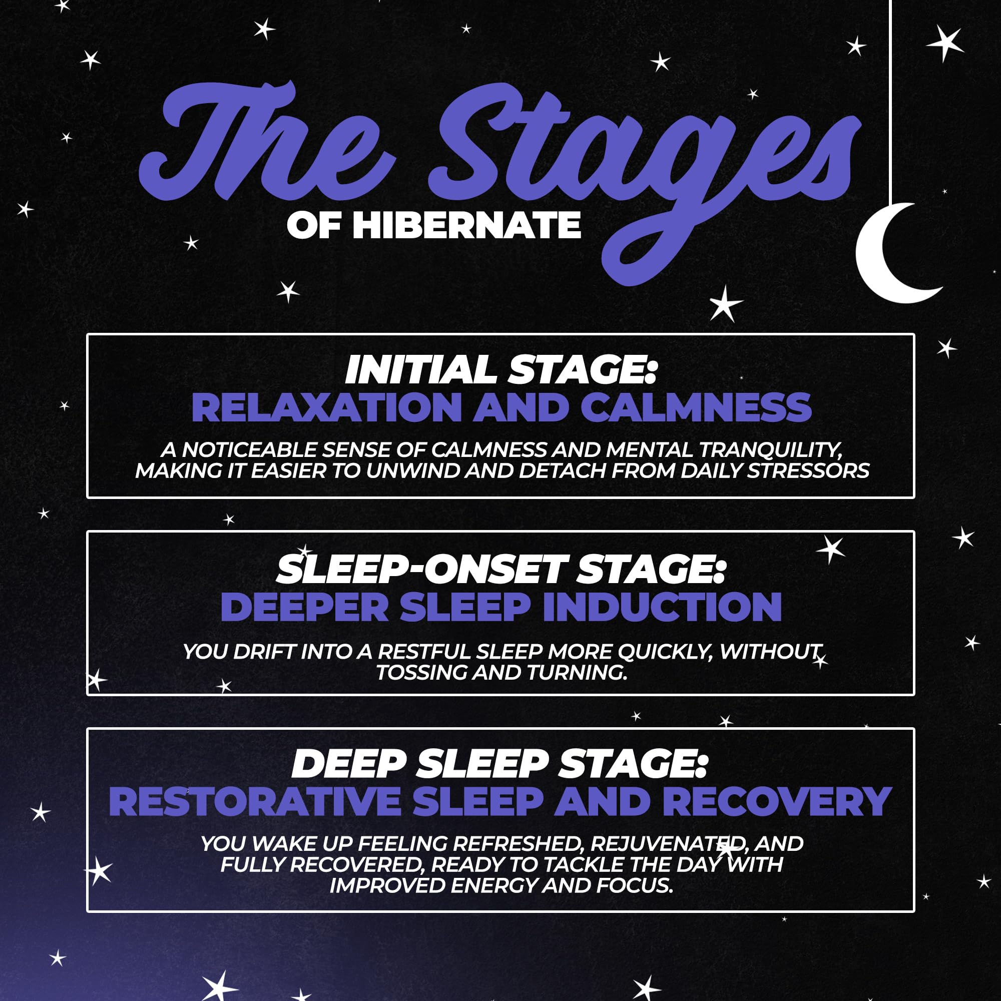 Hibernate Sleep Supplement — Deep Sleep & Relaxation, 30 Servings | Blackberry Lemonade