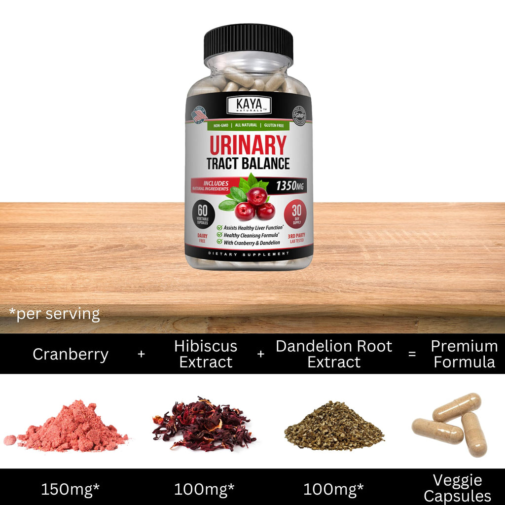 Kaya Naturals D-Mannose 60 Veggie Capsules (Pack of 2) | Urinary Tract & Bladder Health