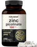High Potency Zinc Picolinate 100mg - 240 Capsules | Immune Support & Skin Health | Non-GMO & Gluten Free