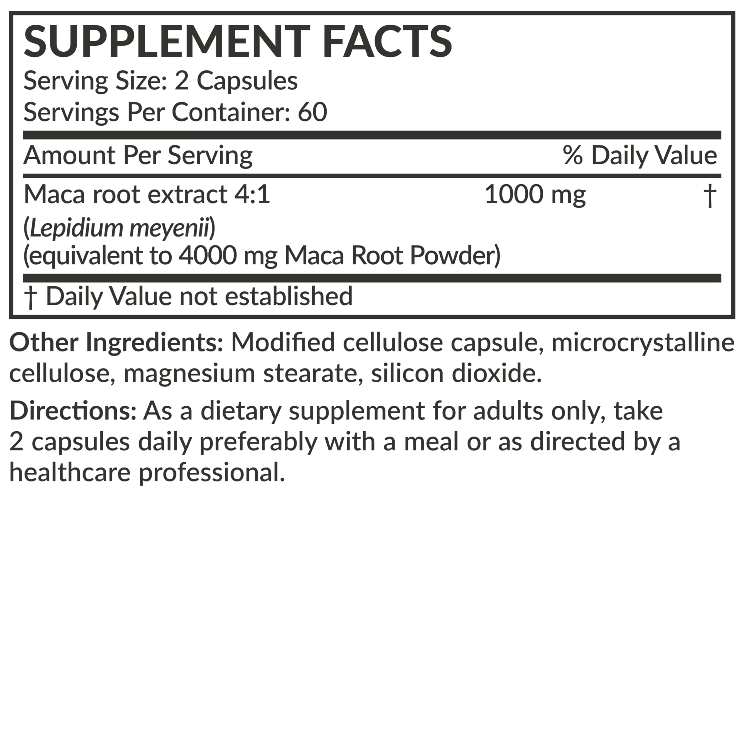 Futurebiotics Maca Root Extra Strength – Energy, Stamina & Reproductive Health | Non-GMO, 120 Veg Capsules