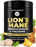 High Strength Lion's Mane Gummies with Ashwagandha & L-Theanine – Focus & Memory