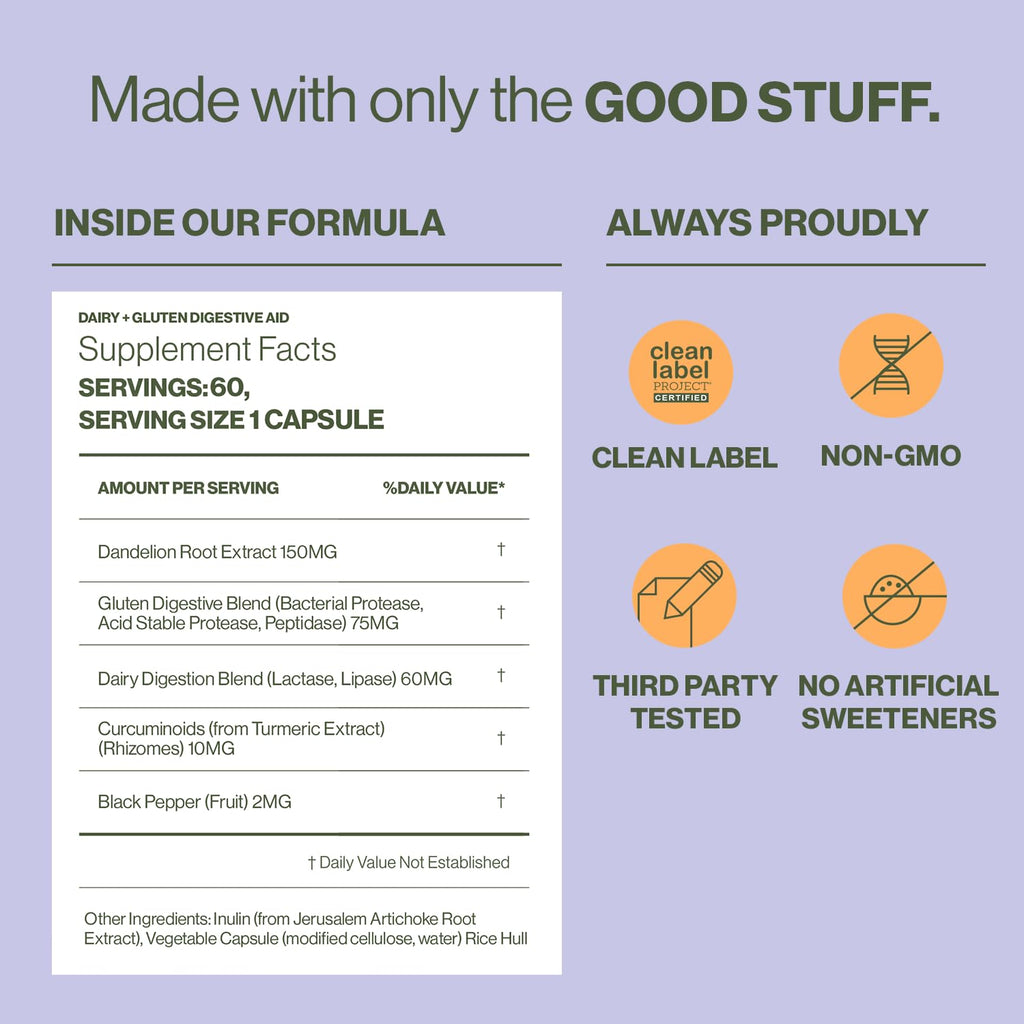 Hilma Digestive Enzymes for Women | Bloating Relief with Turmeric
