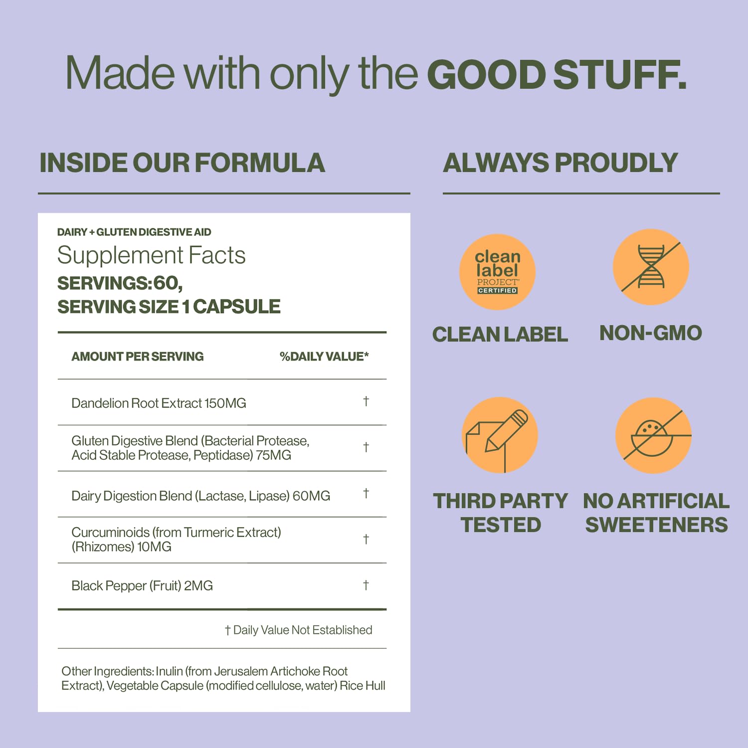 Hilma Digestive Enzymes for Women | Bloating Relief with Turmeric
