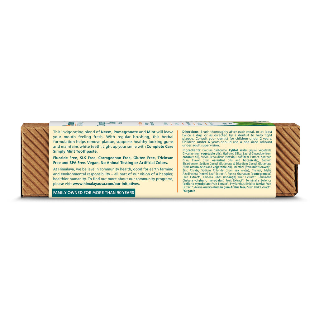 Himalaya Botanique Complete Care Toothpaste - Herbal Mint, Fluoride Free