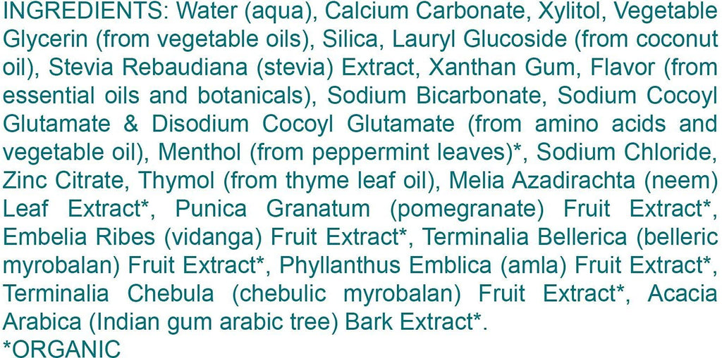 Himalaya Botanique Complete Care Toothpaste – Spearmint, Fluoride Free, SLS Free