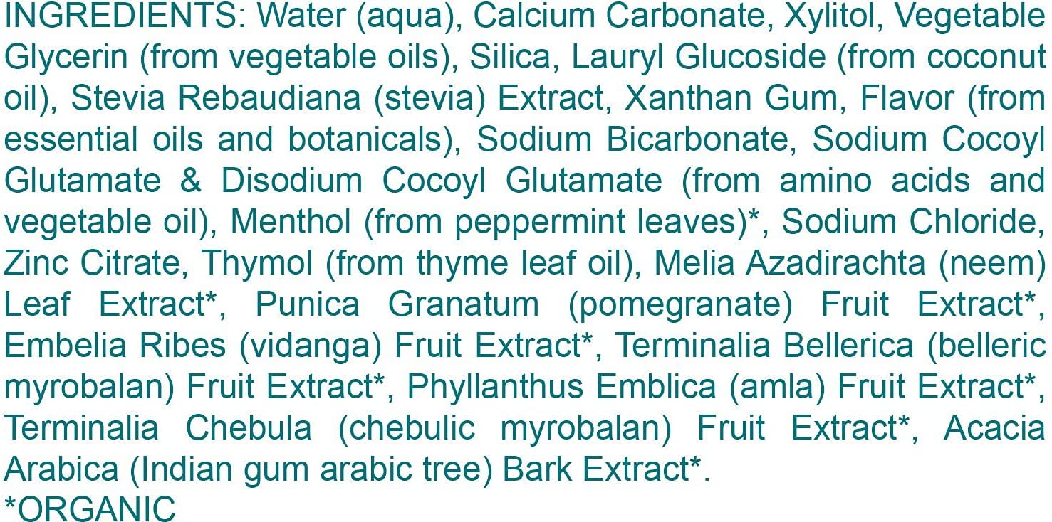 Himalaya Botanique Complete Care Toothpaste – Spearmint, Fluoride Free, SLS Free