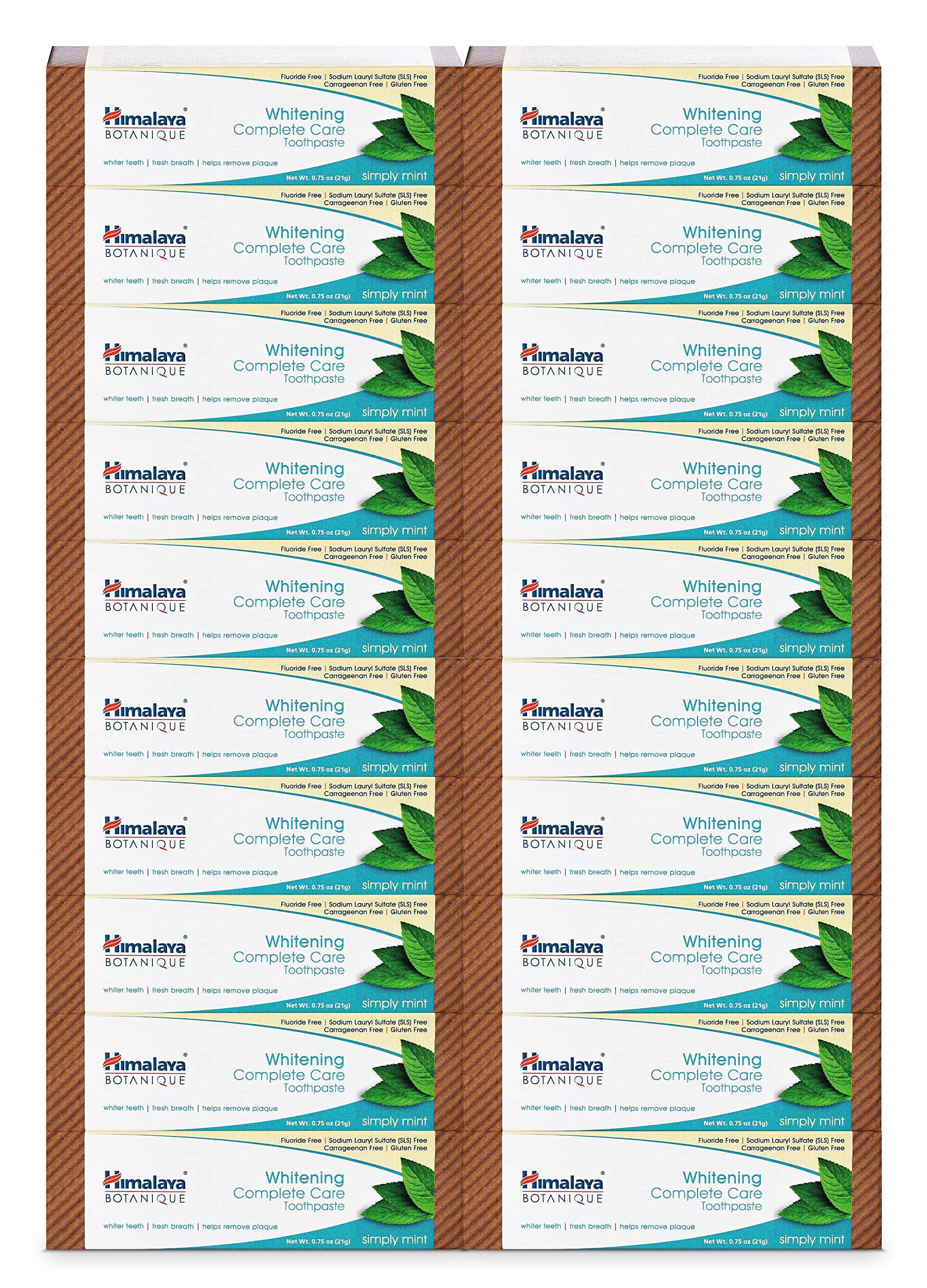 Himalaya Botanique Whitening Complete Care Toothpaste – 20 Pack