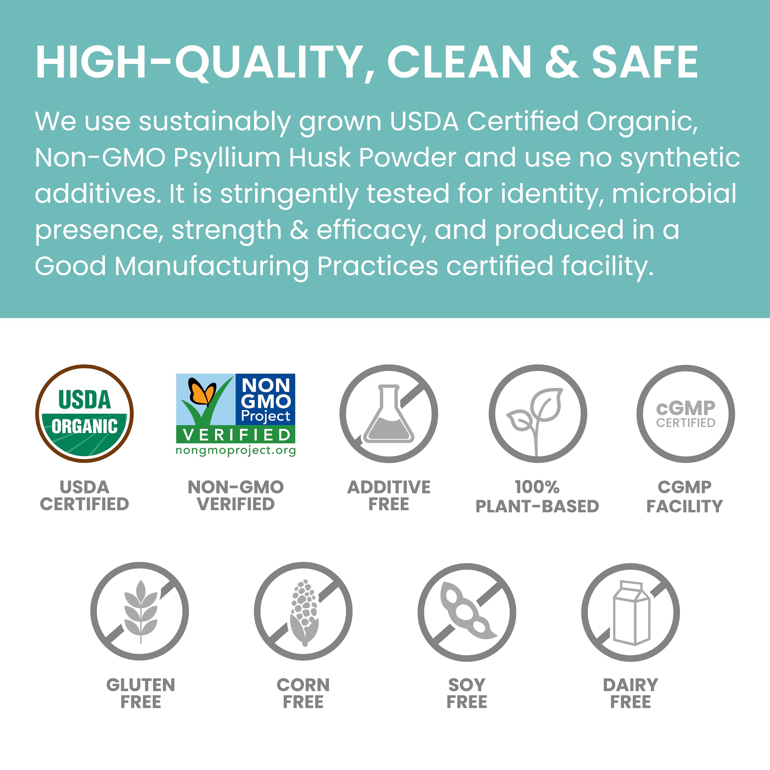 Himalaya Organic Psyllium Husk Powder – Daily Fiber, 12 oz