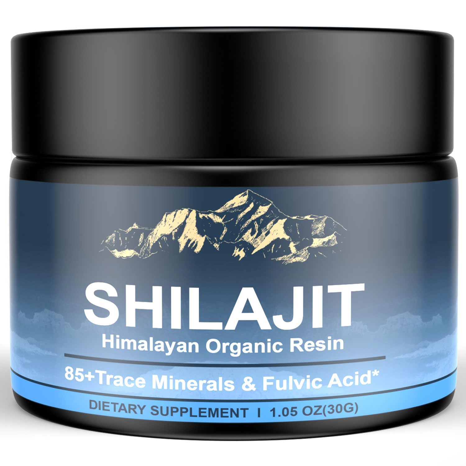 Himalayan Shilajit Resin 600mg – 85+ Minerals, Fulvic Acid | Energy & Immunity