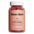 Hims & Hers Biotin Builder Gummies with B12, B6 & D – Gluten Free, Wild Cherry 60 Count