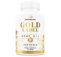 Hinterland Gold Label Hemp Oil Softgels 25mg - Organic USA Grown Hemp, 30 Count