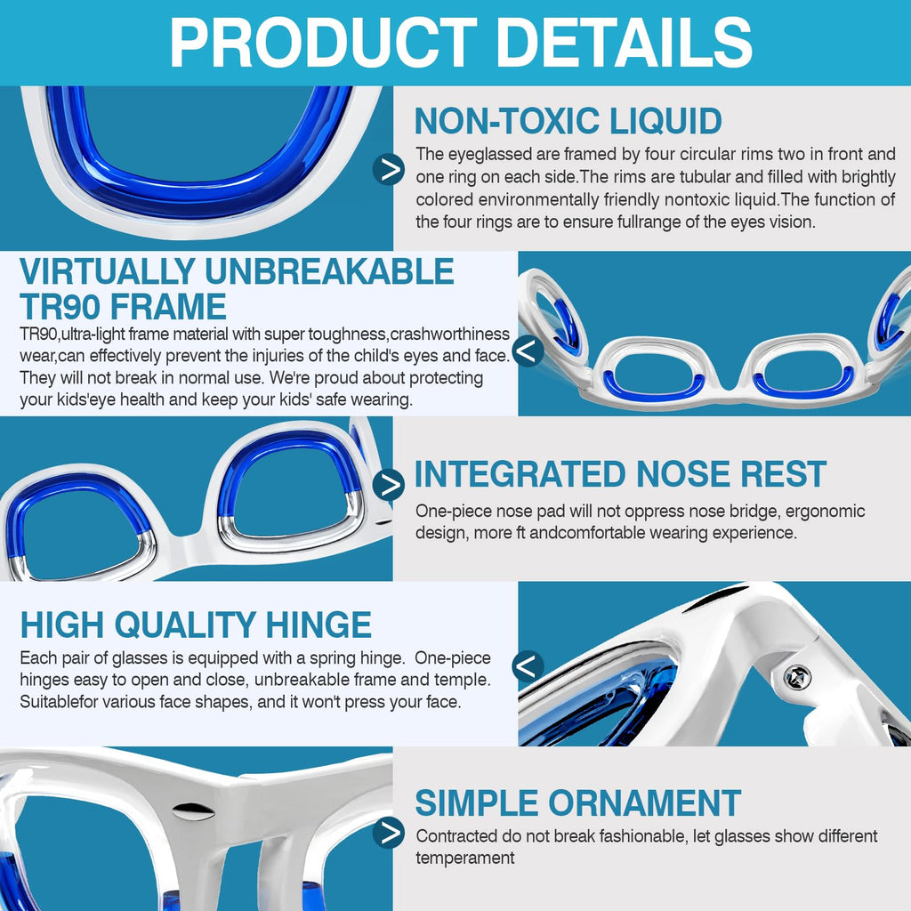 Hion 2 Pairs Adult Anti-Motion Sickness Smart Glasses — Ultra-Light, Travel-Ready Nausea Relief (White + Pink)