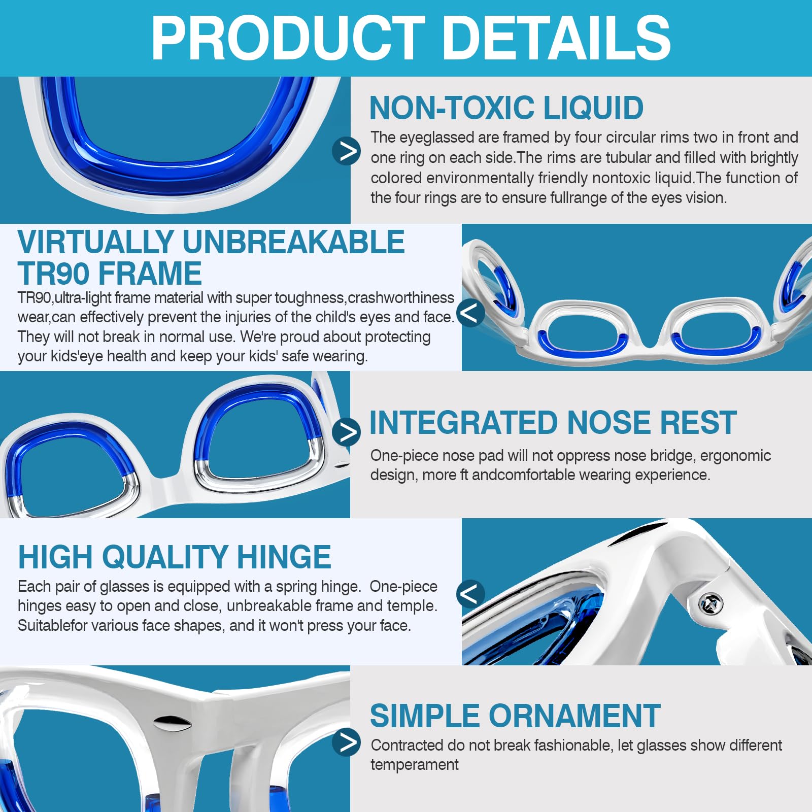 Hion 2 Pairs Adult Anti-Motion Sickness Smart Glasses — Ultra-Light, Travel-Ready Nausea Relief (White + Pink)
