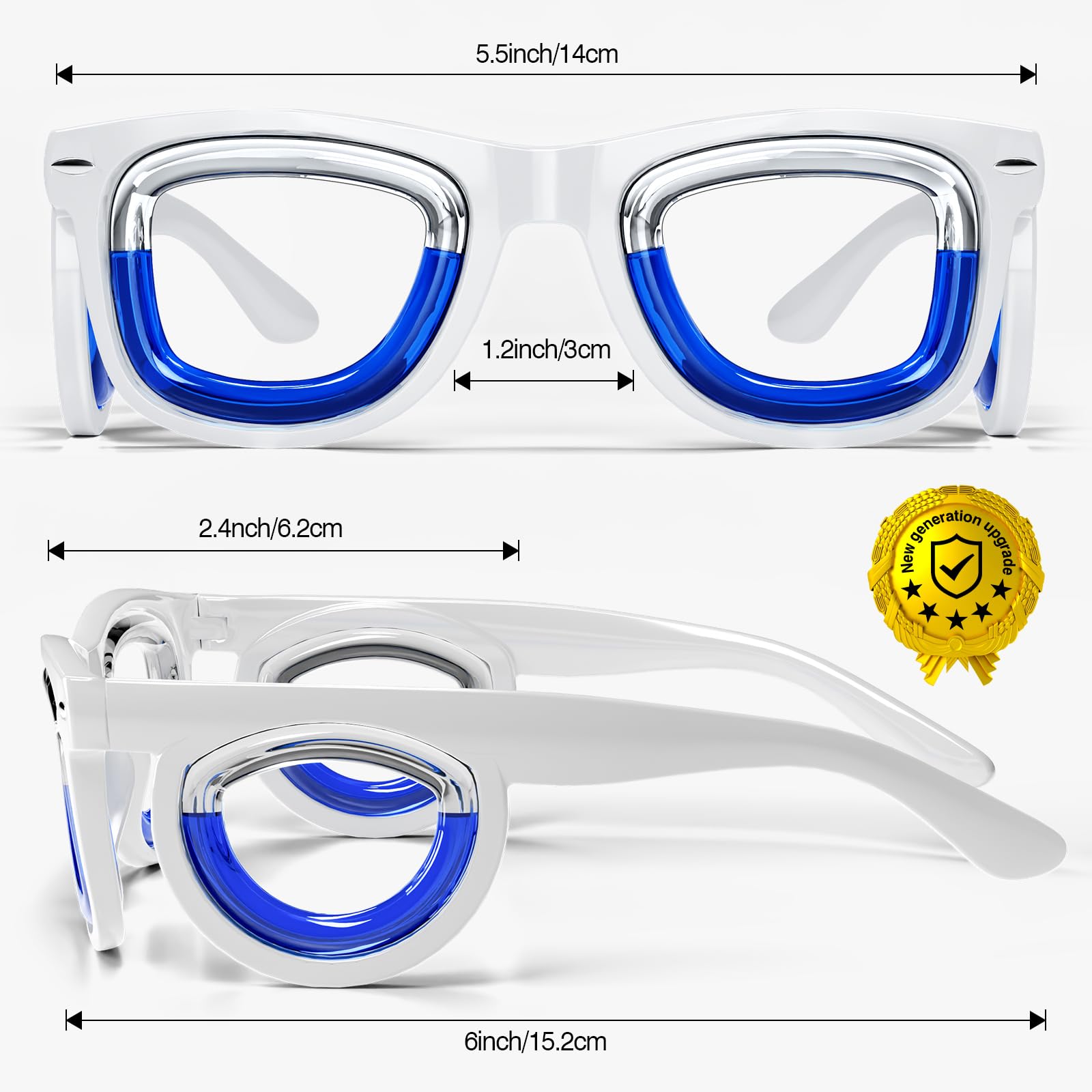Hion Adult Anti-Motion Sickness Smart Glasses | Ultra-Light Travel Relief