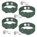 Hion Motion Sickness Bands – Anti-Nausea Acupressure Wristbands (2 Pairs, Pine Green)