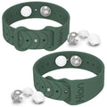 Hion Motion Sickness Wristbands (1 Pair) – Acupressure Anti-Nausea Bands for Travel, Morning Sickness, Pregnancy Nausea – Pine Green