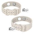 Hion Motion Sickness Bracelets – Acupressure Wristbands for Nausea (1 Pair, Starlight)