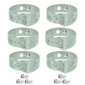 Hion Motion Sickness Bracelets – 3-Pair Sea Sickness Wristbands (Beryl) for Nausea Relief