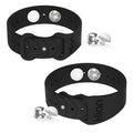 Hion Motion Sickness Bracelets – Nausea Relief Wristbands for Travel & Morning Sickness (1 Pair, Black)