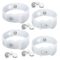 Hion Motion Sickness Bracelets – 2 Pairs Transparent Acupressure Wristbands for Nausea Relief