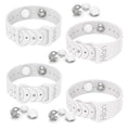 Hion Motion Sickness Bracelets – Sea Sickness Wristbands for Travel, Morning Sickness & Nausea (2 Pairs, White)