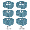 Hion Motion Sickness Bracelets – 3 Pairs Blue Sea Sickness Wristbands | Acupressure Nausea Bands