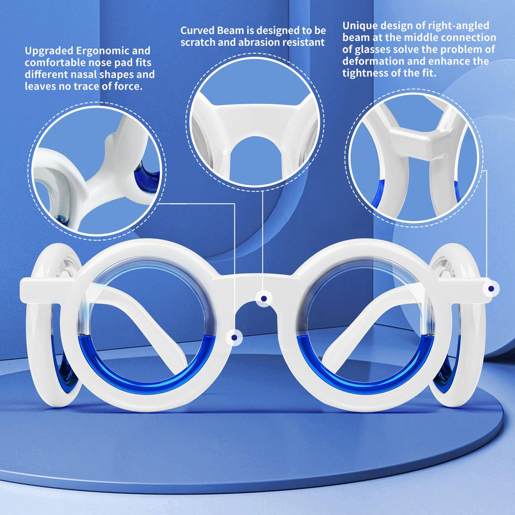 Hion Motion Sickness Glasses – 2 Pairs for Travel (Cars, Planes, Boats)