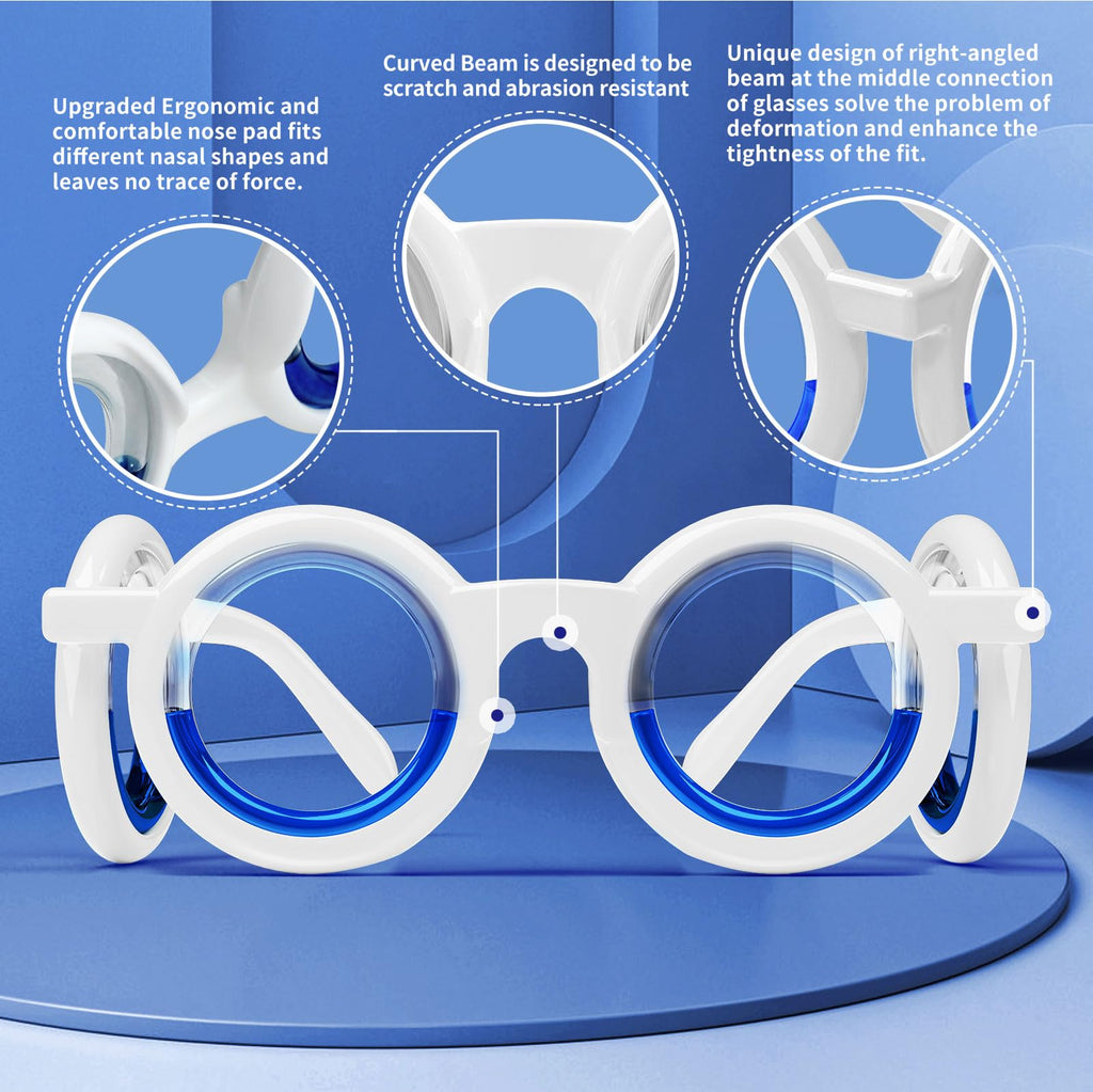 Hion Motion Sickness Glasses – Ultra-Light, No-Lens Liquid Glasses for Cars, Boats & Planes
