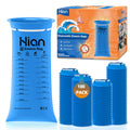 Hion Vomit Bags Disposable – 1000ml, 100 Pack | Leak-Resistant Medical-Grade Emesis Bags for Travel