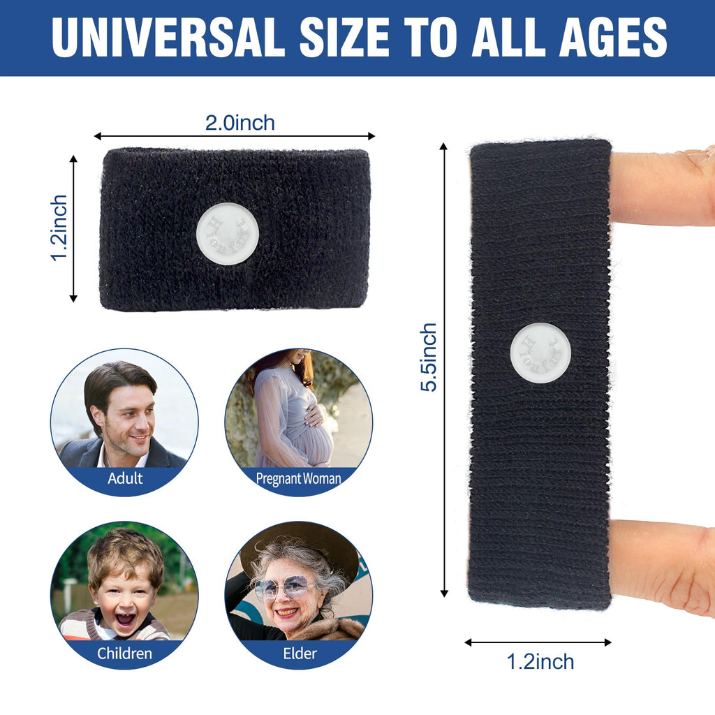 Hionfurt Motion Sickness Bands – Acupressure Nausea Relief for Travel
