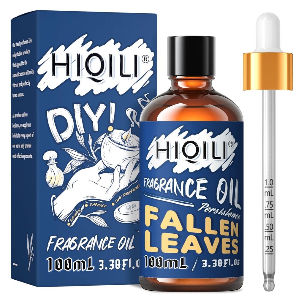 HIQILI Fallen Leaves Fragrance Oil 100ml - Diffuser, Soap & Candles