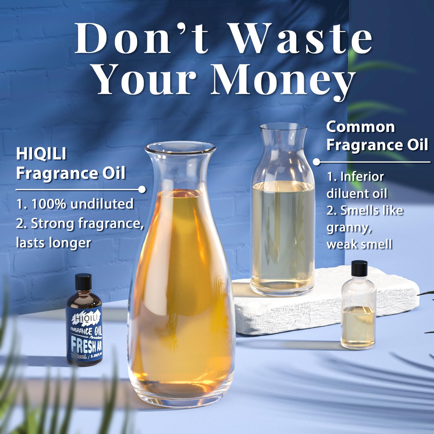 HIQILI Fresh Air Fragrance Oil 100ml – Diffuser, Car Freshies & DIY Scents