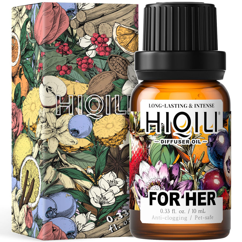 HIQILI for Her Diffuser Oil - Long-Lasting Scent (0.34 oz) | Reed Diffuser