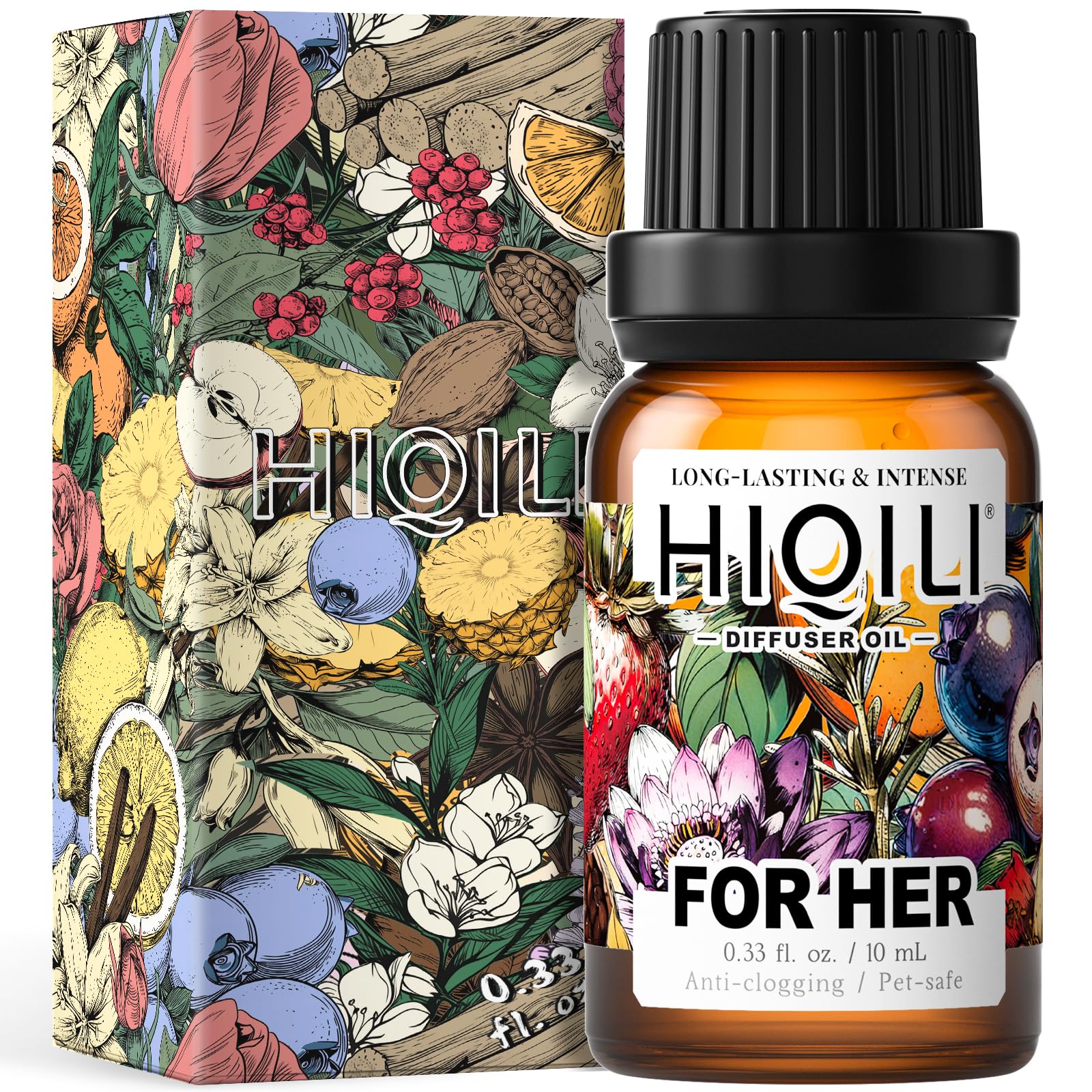 HIQILI for Her Diffuser Oil - Long-Lasting Scent (0.34 oz) | Reed Diffuser