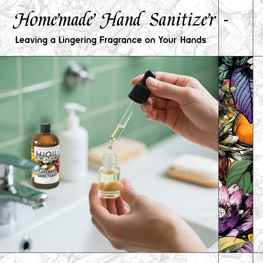 HIQILI Lavender Sanctuary Fragrance Oil for Diffuser, Candle & Soap Making – 5.07 fl oz