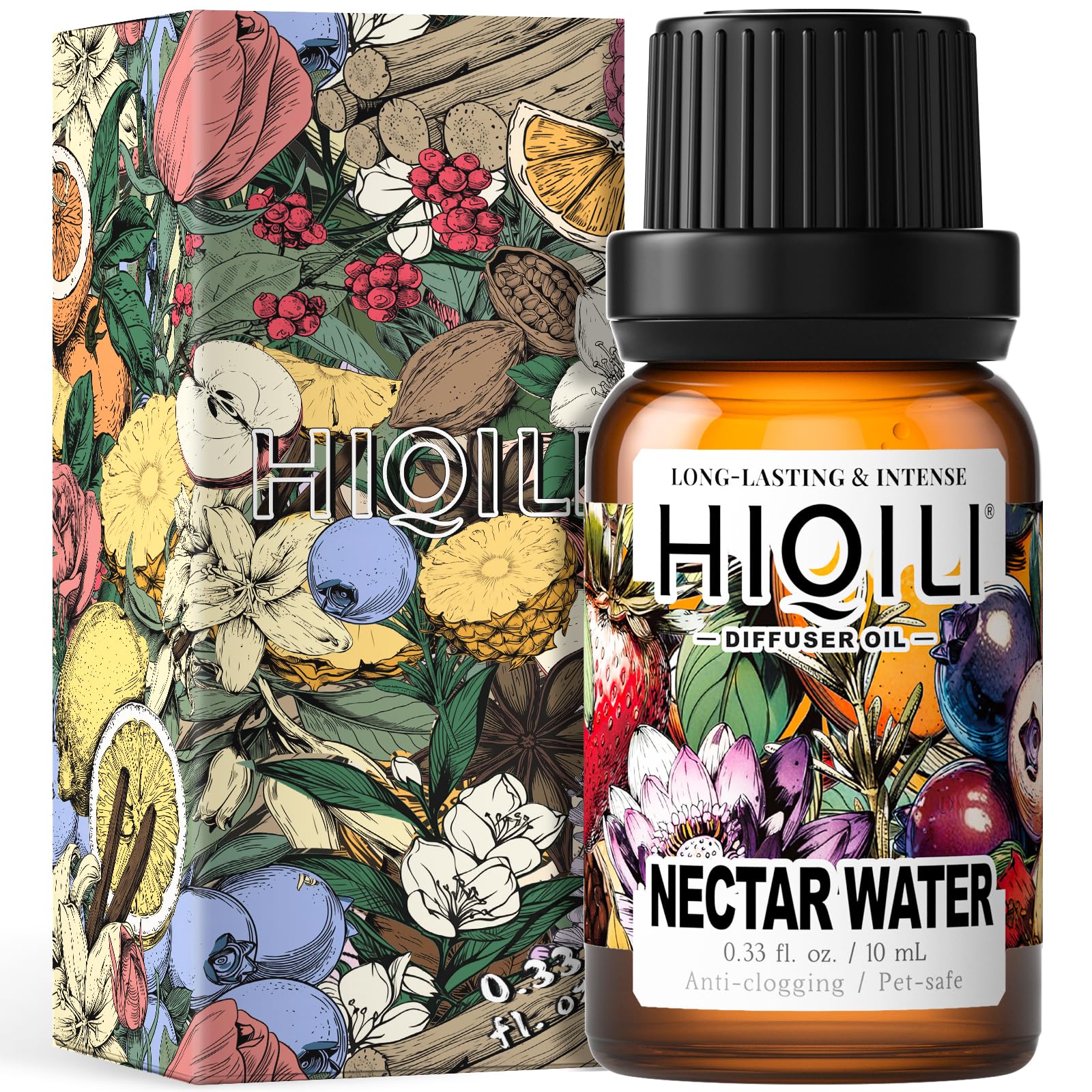 HIQILI Nectar Water Diffuser Oil – Long-Lasting Hotel-Grade Scent for Home (0.34 fl oz)