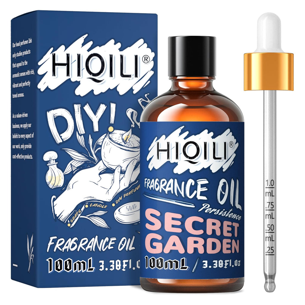 HIQILI Secret Garden Fragrance Oil 100ml - Diffuser & Candle Making