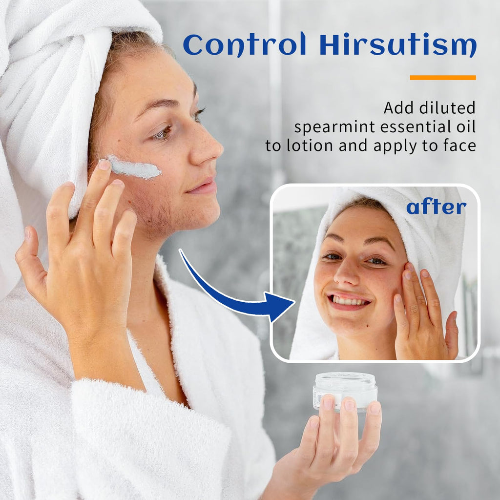 HIQILI 100ML Spearmint Essential Oil – Pure Skin Care, Diffuser & DIY