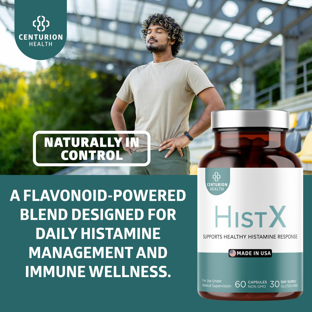 Histx Support Supplement – Quercetin, Stinging Nettle, Vitamin C & Pine Bark | 60 Vegan Capsules