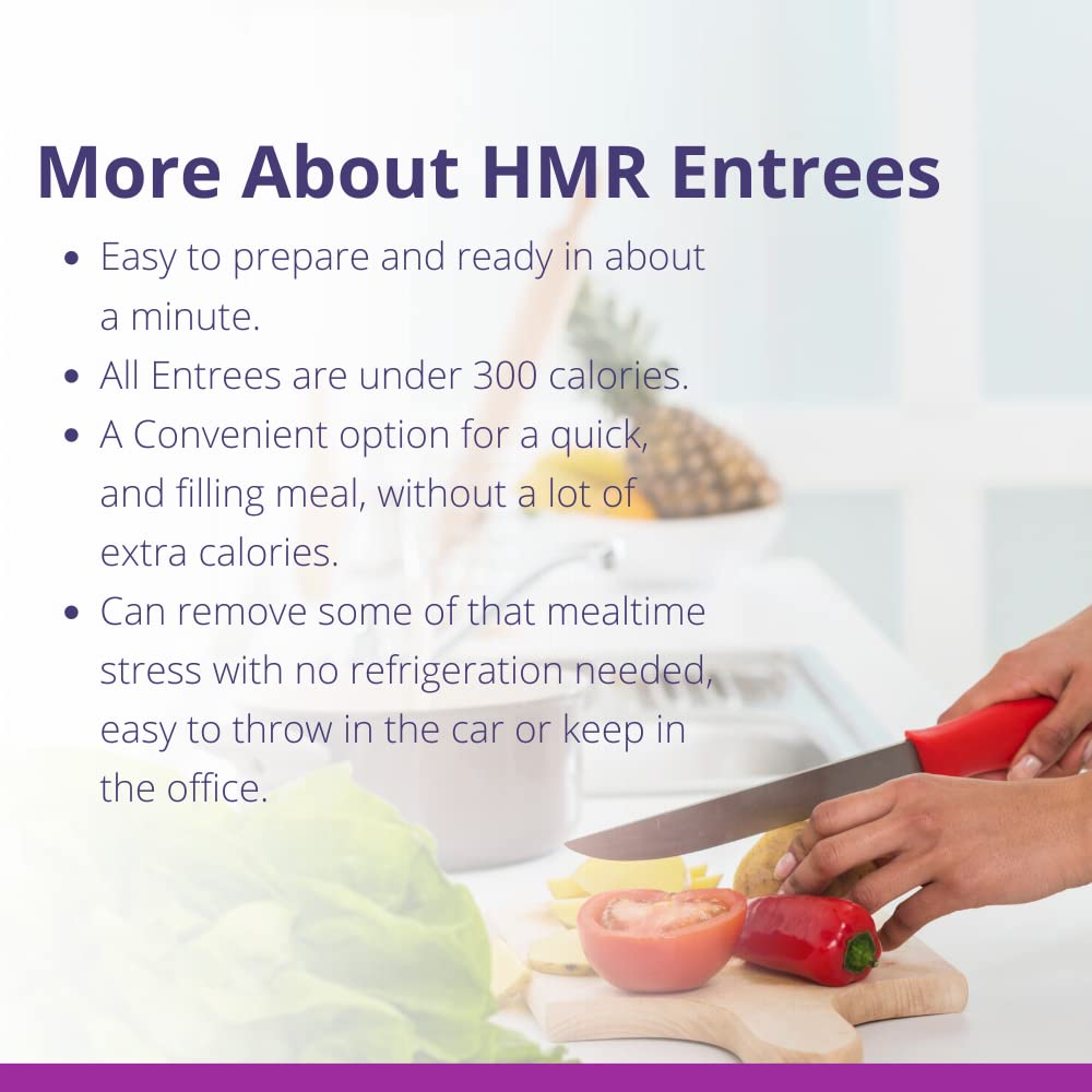 HMR Variety Entrée Packs – Ready-to-Eat, High-Protein, Low-Calorie Meals (7-8 oz) | Pack of 17