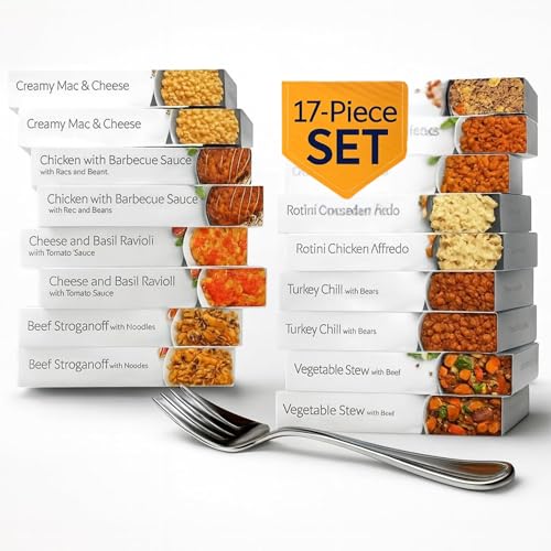 HMR Variety Entrée Packs – Ready-to-Eat, High-Protein, Low-Calorie Meals (7-8 oz) | Pack of 17